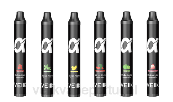 VEIIK Airo Pod Portugal - VEIIK Micko Alpha vape descartável 600 baforadas 500mah T88T58 vários sabores