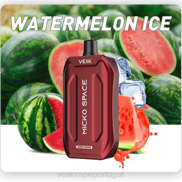 VEIIK Cracker Pod - VEIIK Micko Space vape descartável 7000 baforadas T88T39 gelo de melancia