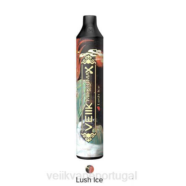 VEIIK Micko Q Portugal - VEIIK Micko MAX vape descartável 1500 baforadas T88T45 gelo exuberante