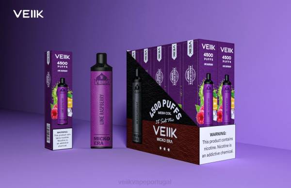 VEIIK Moos Pod - VEIIK Micko Era 4500 baforadas descartáveis ​​30 mg T88T10 framboesa limão