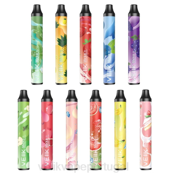 VEIIK Moos Pod - VEIIK Micko Pi vape descartável 600 baforadas 500mah T88T60 vários sabores