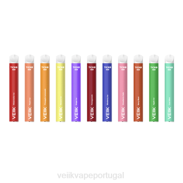 VEIIK Moos Pod - VEIIK Ticko vape descartável 800 baforadas T88T30 vários sabores