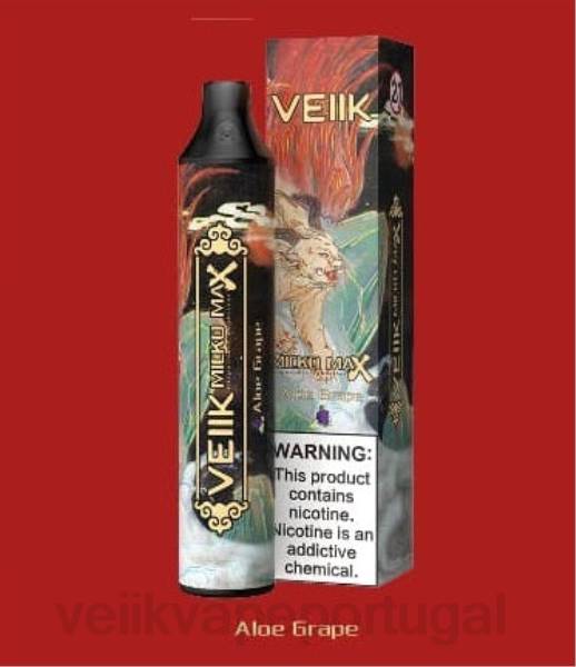 VEIIK Vape Price - VEIIK Micko MAX vape descartável 1500 baforadas T88T43 uva aloe