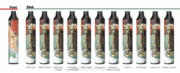 VEIIK Vape Price - VEIIK Micko MAX vape descartável 1500 baforadas T88T43 uva aloe