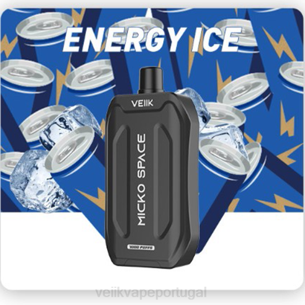 VEIIK Vape Review - VEIIK Micko Space vape descartável 7000 baforadas T88T34 gelo energético