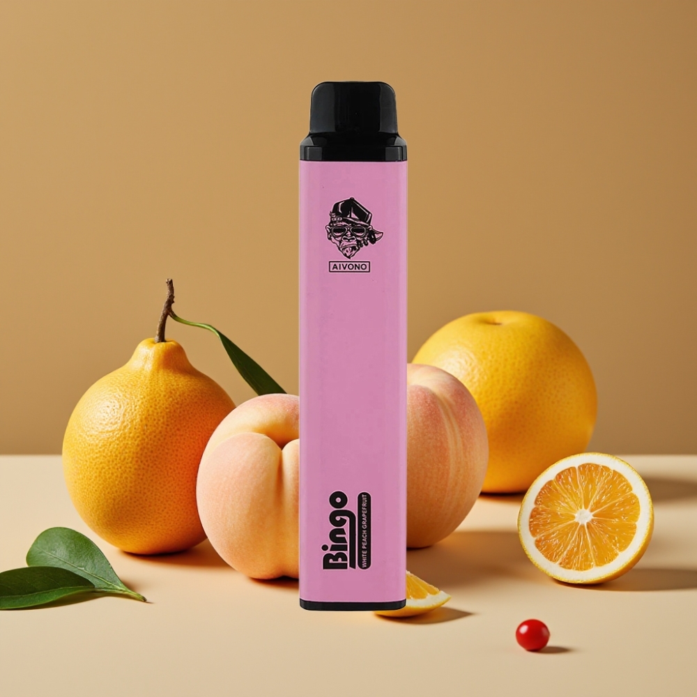 Aivono AIM BINGO 4000 Puffs 10mL 1000mAh Pêssego Branco Toranja