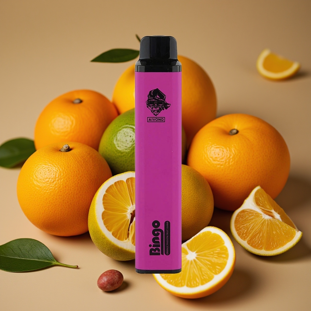 Aivono AIM BINGO 4000 Puffs Disposable Vape Laranja Maracujá Goiaba 10mL 1000mAh