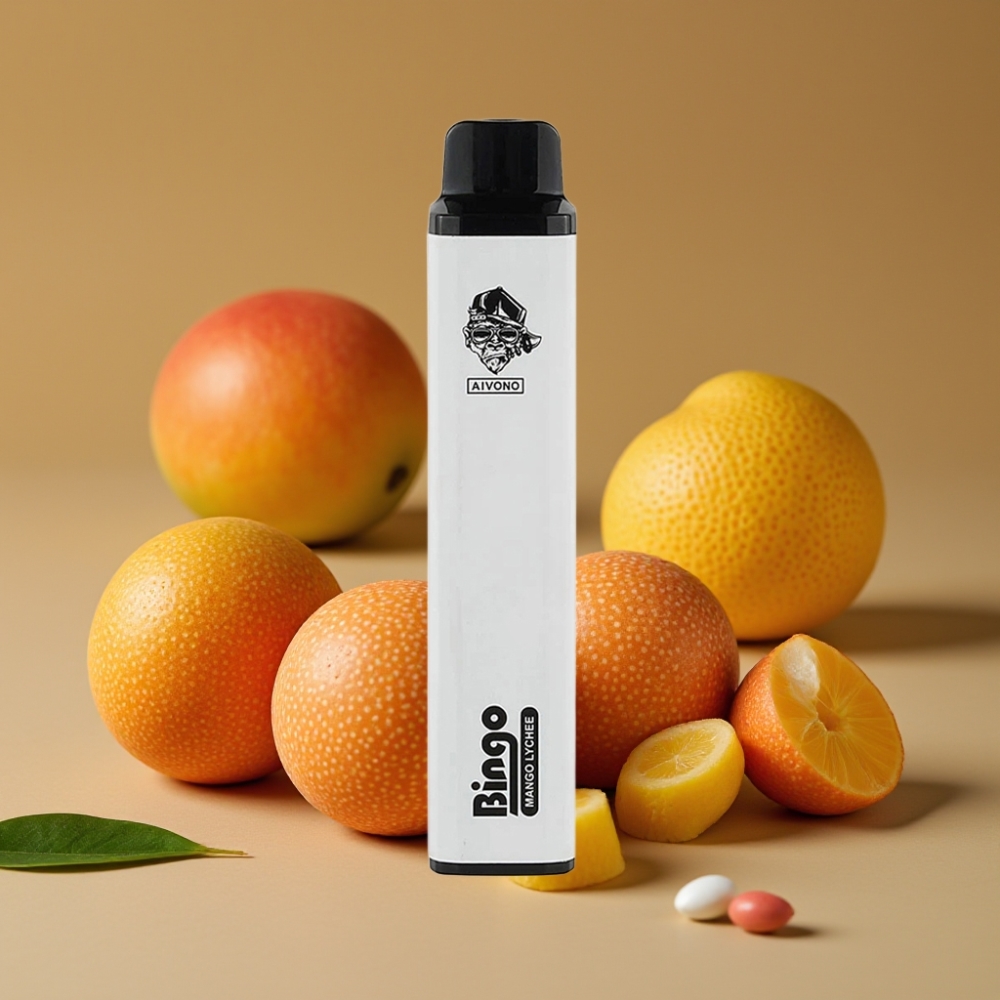 Aivono AIM BINGO 4000 Puffs Vape Descartável Manga Lichia 10mL 1000mAh
