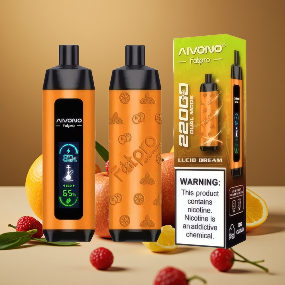 Aivono AIM FATPRO 22000 Puffs 28ml 10 Sabores 0.6 ohm Mesh Eco/Boost Sonho Lúcido