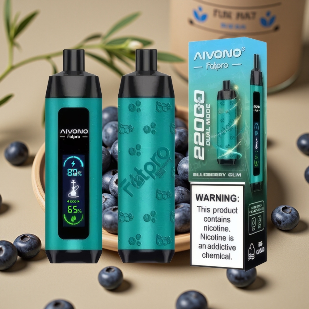Aivono AIM FATPRO 22000 Puffs 28ml 5% Nic Dual Modes Mirtilo