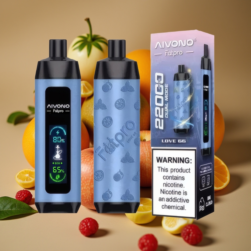 Aivono AIM FATPRO 22000 Puffs 28ml 5% Nic Dual Modes Sabor Amor 66