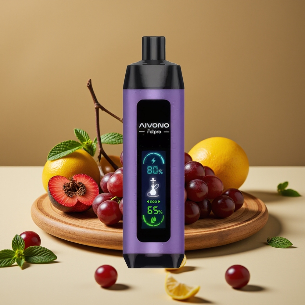 Aivono AIM FATPRO 22000 Puffs 28ml Uva Hortelã 5% Nicotina 600mAh Eco/Boost