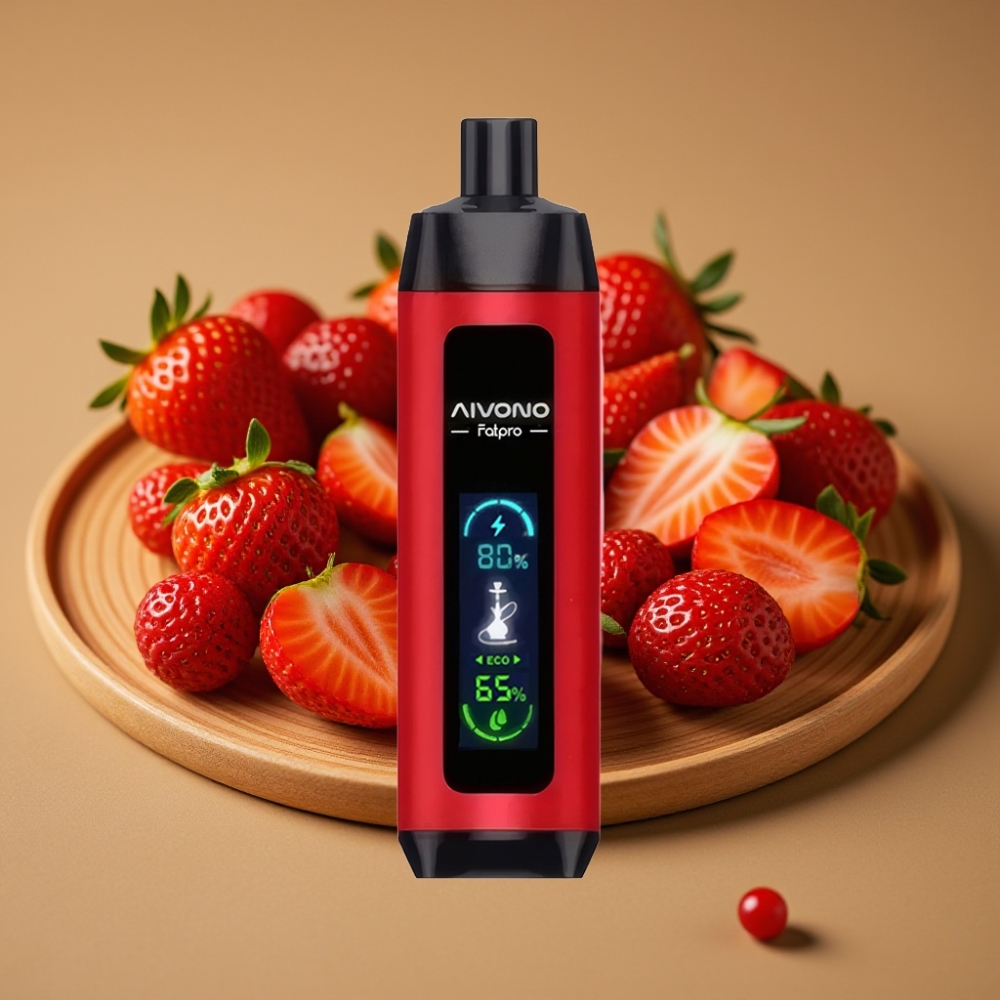 Aivono Aim Fatpro 22000 Puffs Sabor Morango Punch - 28ml E-líquido - 0,6 ohm - 600mAh