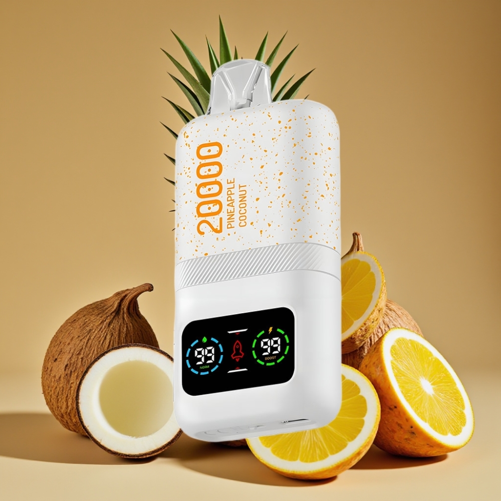 Aivono AIM MAGIC 20000 Puffs com Sabor Abacaxi Coco, Bateria 600mAh e Tipo-C