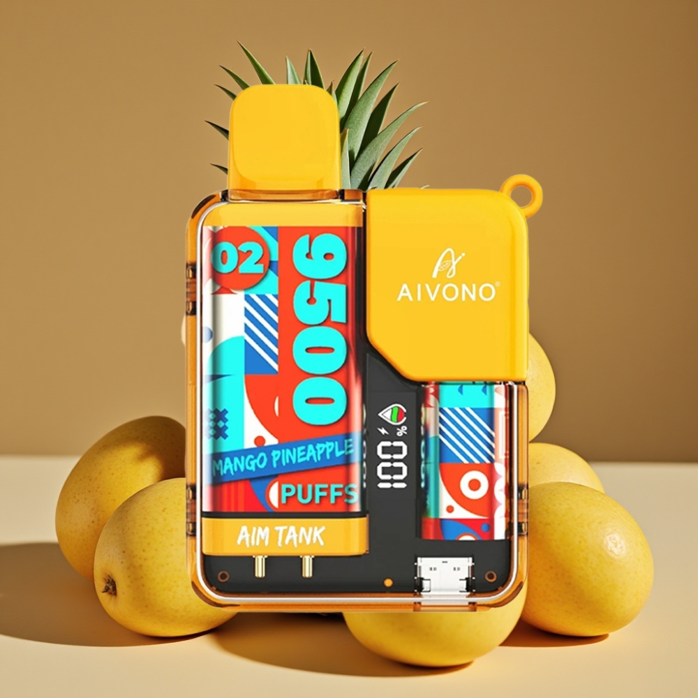 Aivono AIM-TANK 9500 Puffs 18ml 650mAh LCD Manga Abacaxi