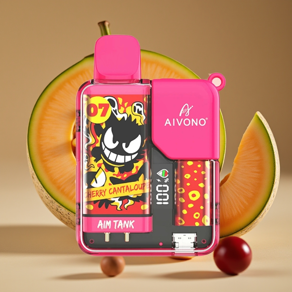 Aivono AIM-TANK 9500 Puffs 18ml LCD Cereja Melão
