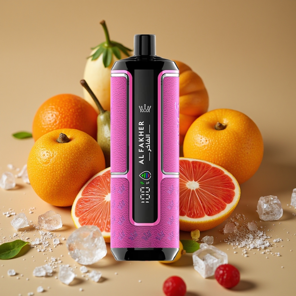 Al Fakher Crown Bar 15K Hypermax Descartável - 22ml, 15.000 Tragos, Gelo Luch, 6mg/ml