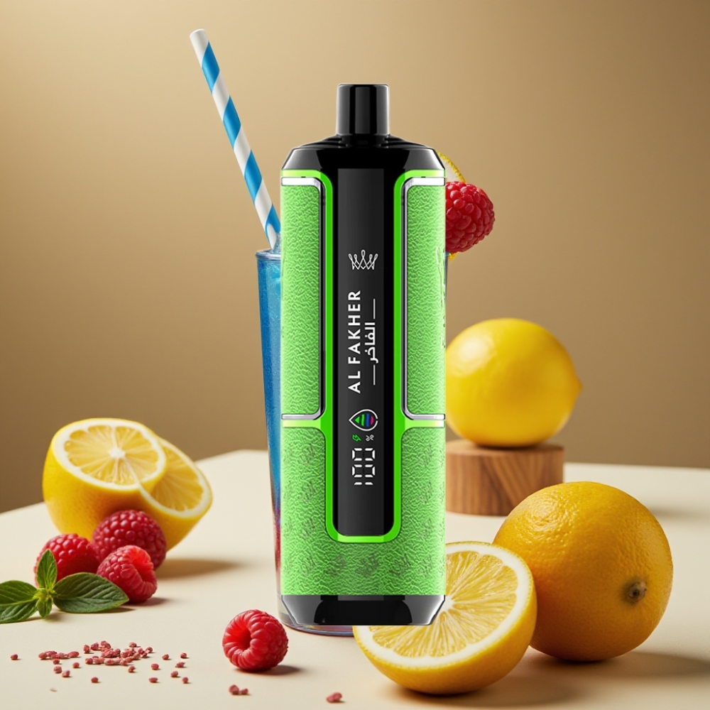 Al Fakher Crown Bar 15K Hypermax Disposable Vape Kit Blue Razz Lemonade – 22ml, 15K Puffs, 6mg/ml