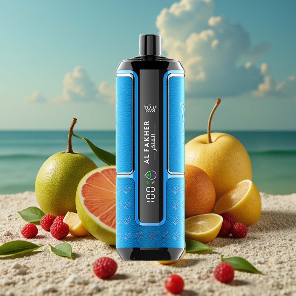 Al Fakher Crown Bar 15K Hypermax Disposable Vape Kit Oceano Azul – 22ml, 600mAh, 15.000 Tragos