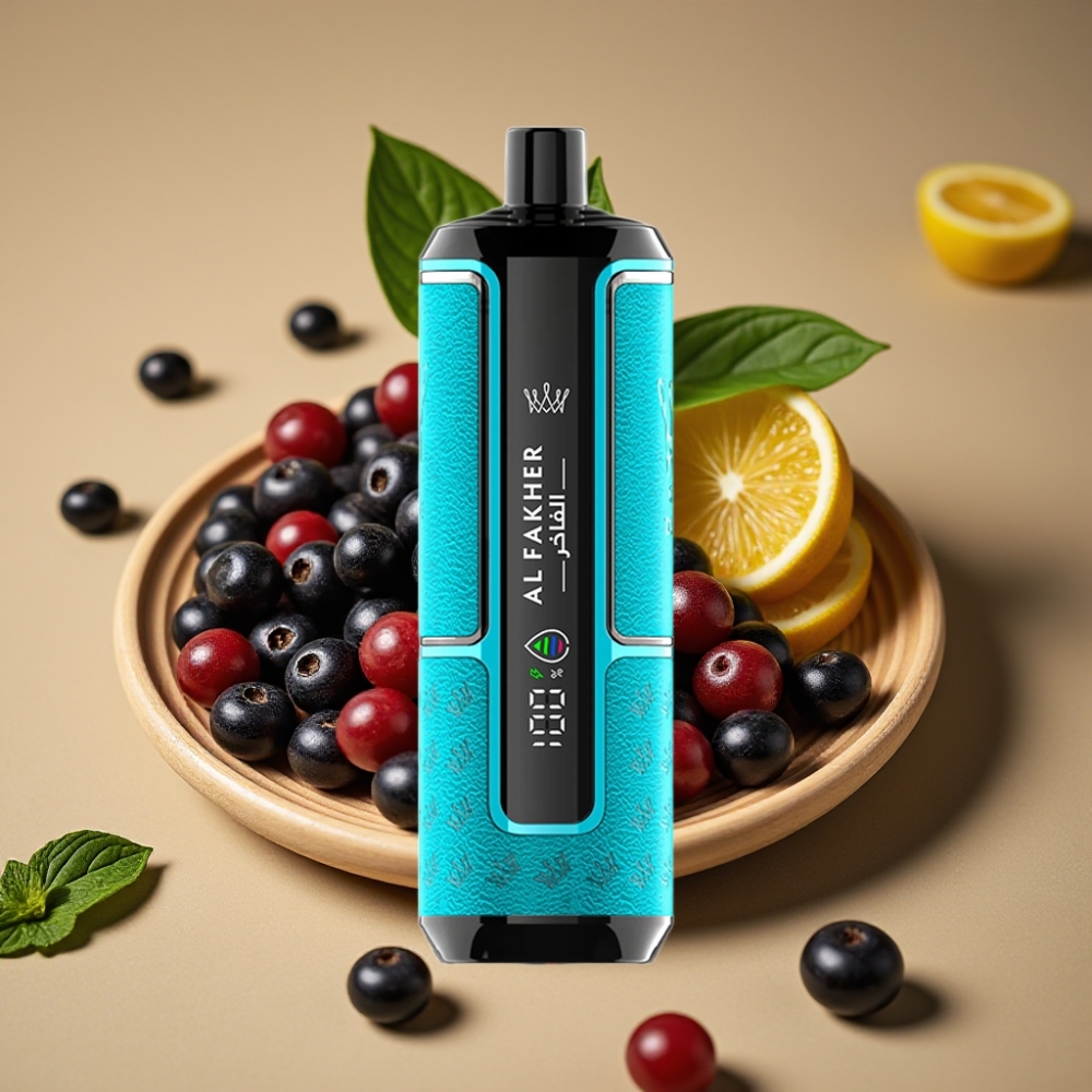 Al Fakher Crown Bar 15K Hypermax Vape Descartável 22ml 6mg/ml Groselha Menta