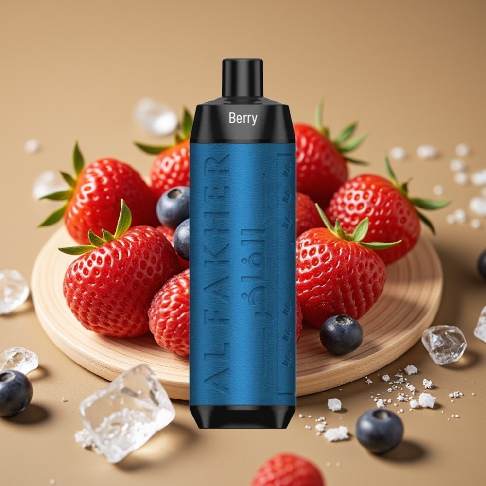 Al Fakher Crown Bar 8000 Crystal Disposable Vape Berry Ice - 600mAh, 18ml, 5mg, 8000 Puffs
