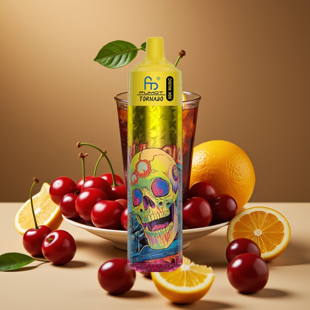 Fumot RandM Tornado 30000 Puffs 30mL 5% Cherry Coke (Cereja Coca)