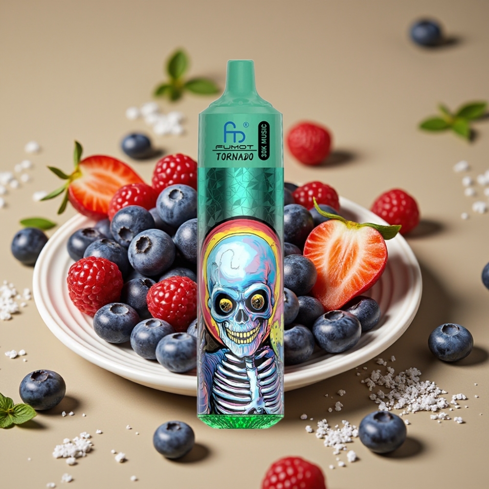 Fumot RandM Tornado 30000 Puffs 30mL 5% Menta Azulada Gelo