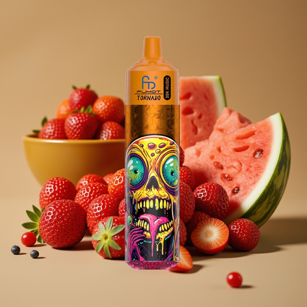 Fumot RandM Tornado 30000 Puffs 30mL 5% Morango Melancia