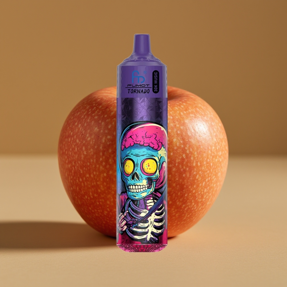 Fumot RandM Tornado 30000 Puffs Vape Descarga Tripla Maçã 30mL 5% 600mAh