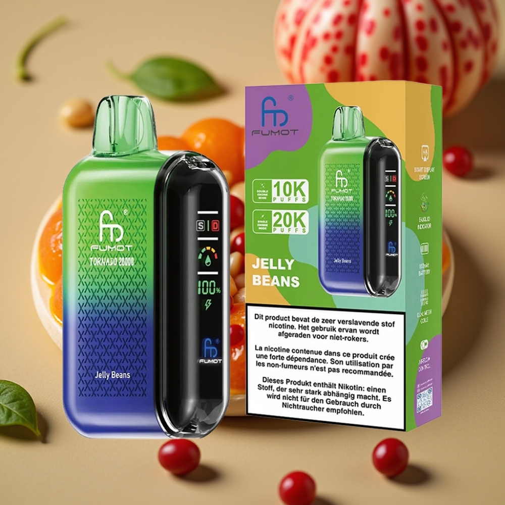 Fumot Tornado 20000 Puffs Dual Mesh 20ml 850mAh Jelly Beans
