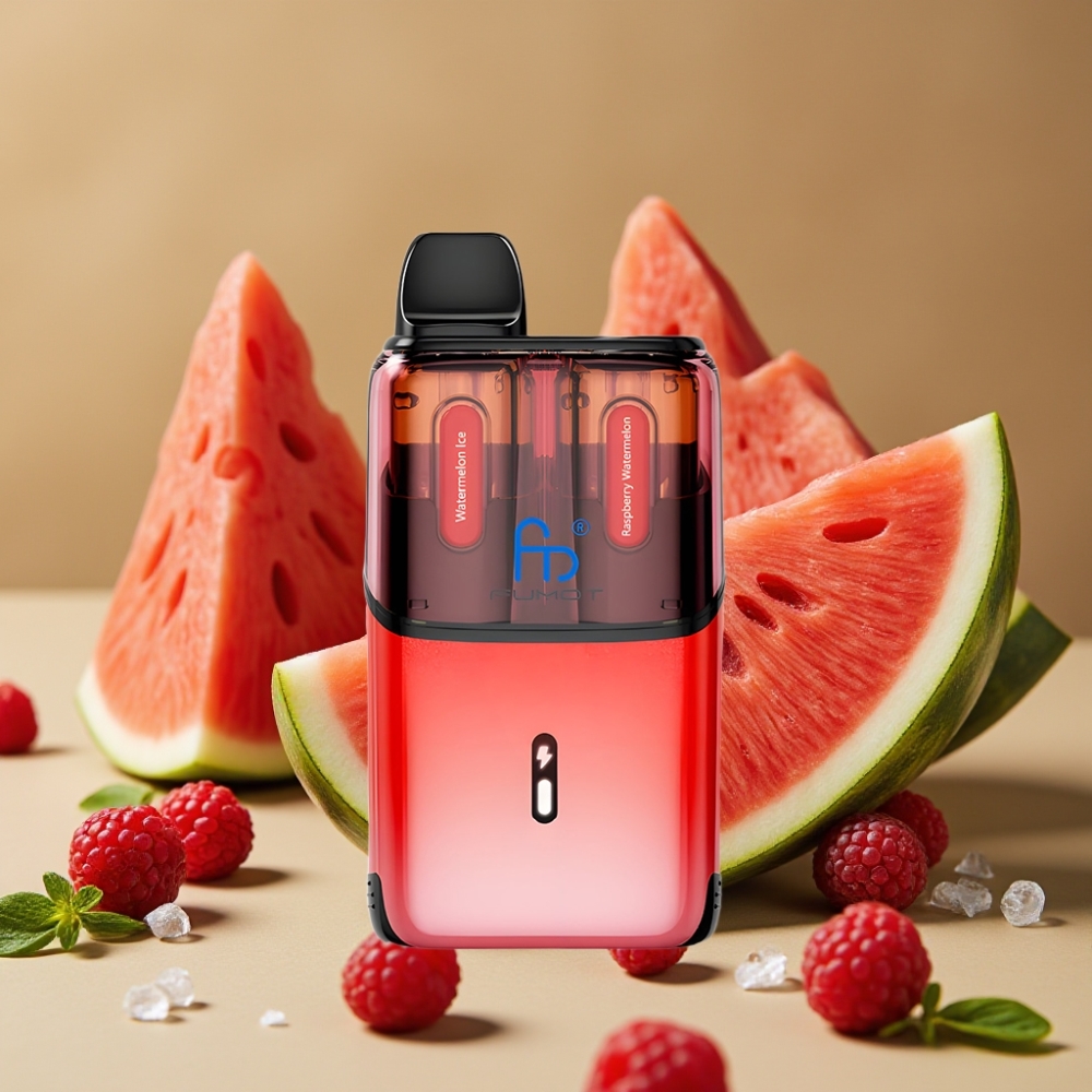 Fumot Ultra T32000 Descarga Única - Melancia Framboesa Gelo com 24ml e 32000 Tragadas