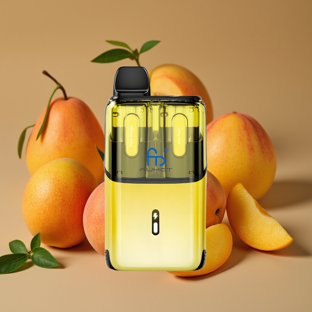 Fumot Ultra T32000 Descartável - Manga Suculenta e Pêssego, 32000 Tragos, 24ml, Carga Tipo-C