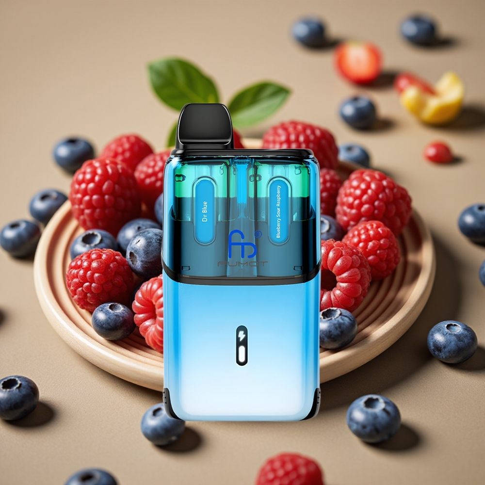 Fumot Ultra T32000 Dr Azul - Mirtilo Framboesa Azeda, 32000 Tragos, 24ml, Carga Rápida Type-C