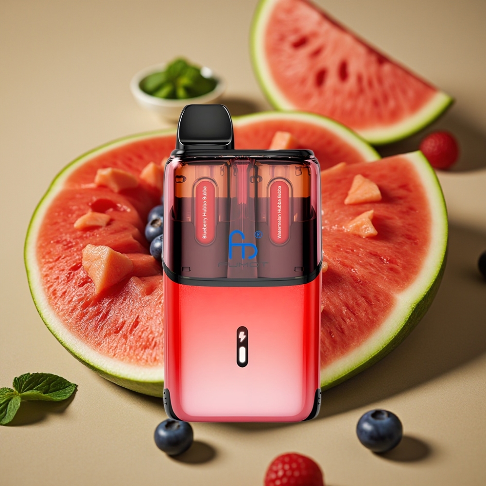 Fumot Ultra T32000 Vape Descartável 24ml 800mAh Blueberry Hubba Bubba - Melancia Hubba Bubba