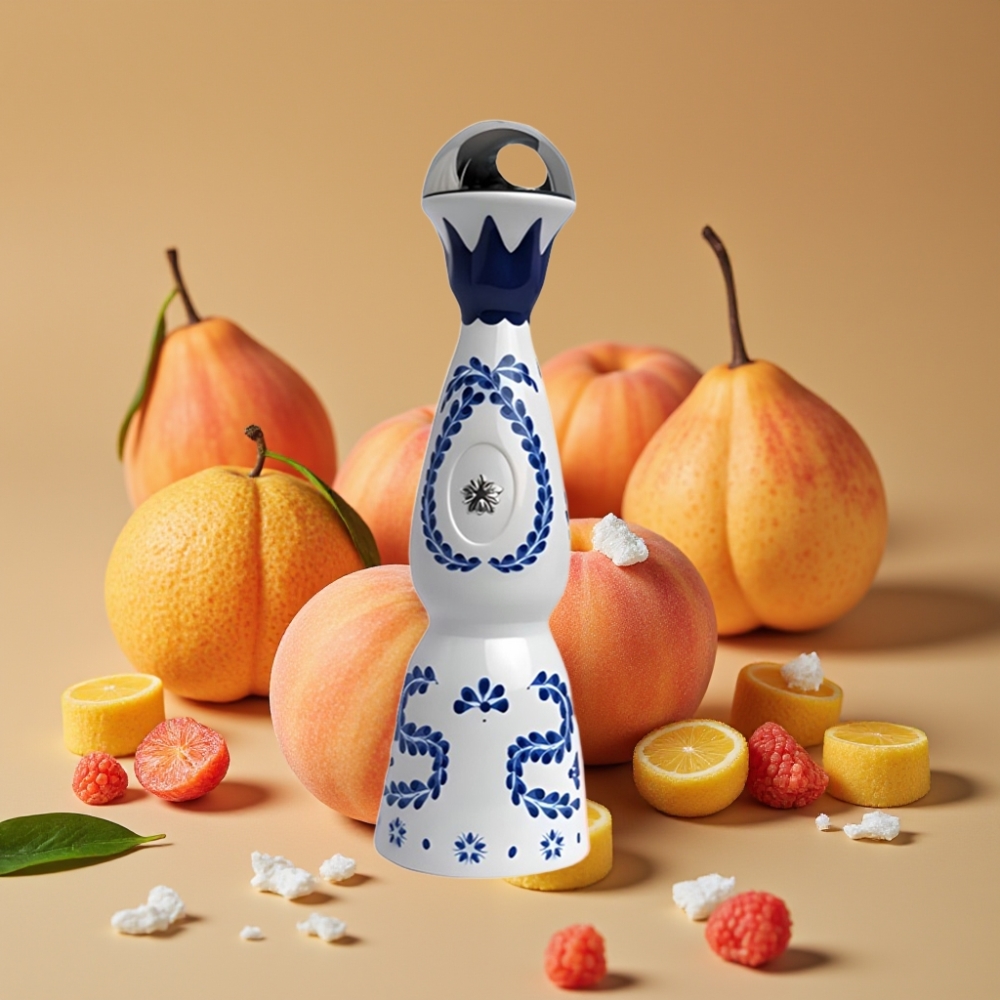 HUMO Azul 15000 Puffs Disposable Vape Sabor Pêssego Gelado – 20mL, 5% Nicotina, 500mAh