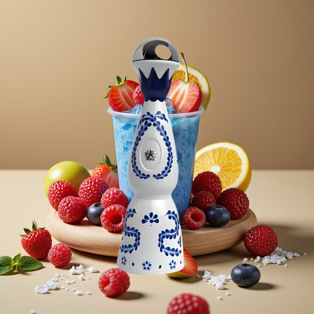 HUMO Azul 15000 Puffs Dispositivo Vapor Descartável Sabor Groselha Azul Gelo com 20mL e 5% Nicotina