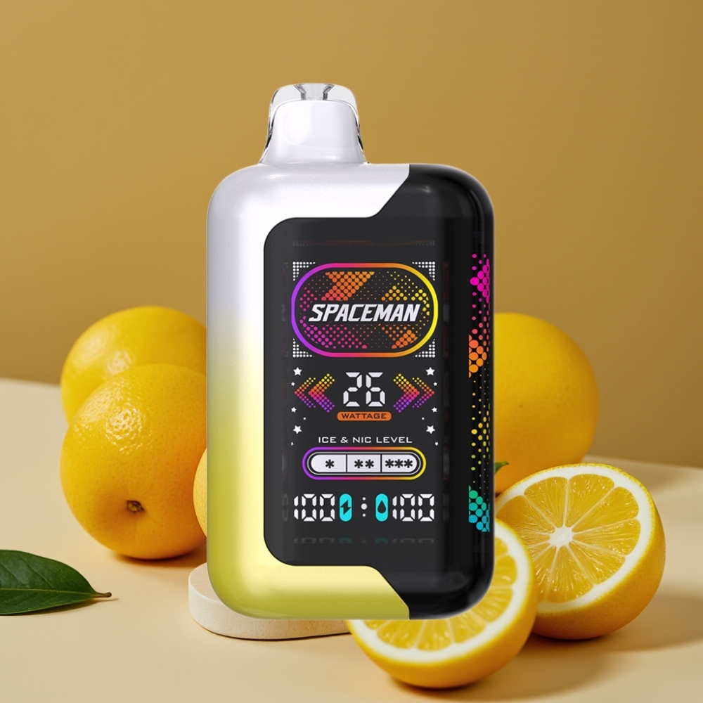 Spaceman SP40000 Zero Nic Disposable Vape 20ml 0% Nicotina Tela LED 2.28" 1000mAh 40000 Tragadas