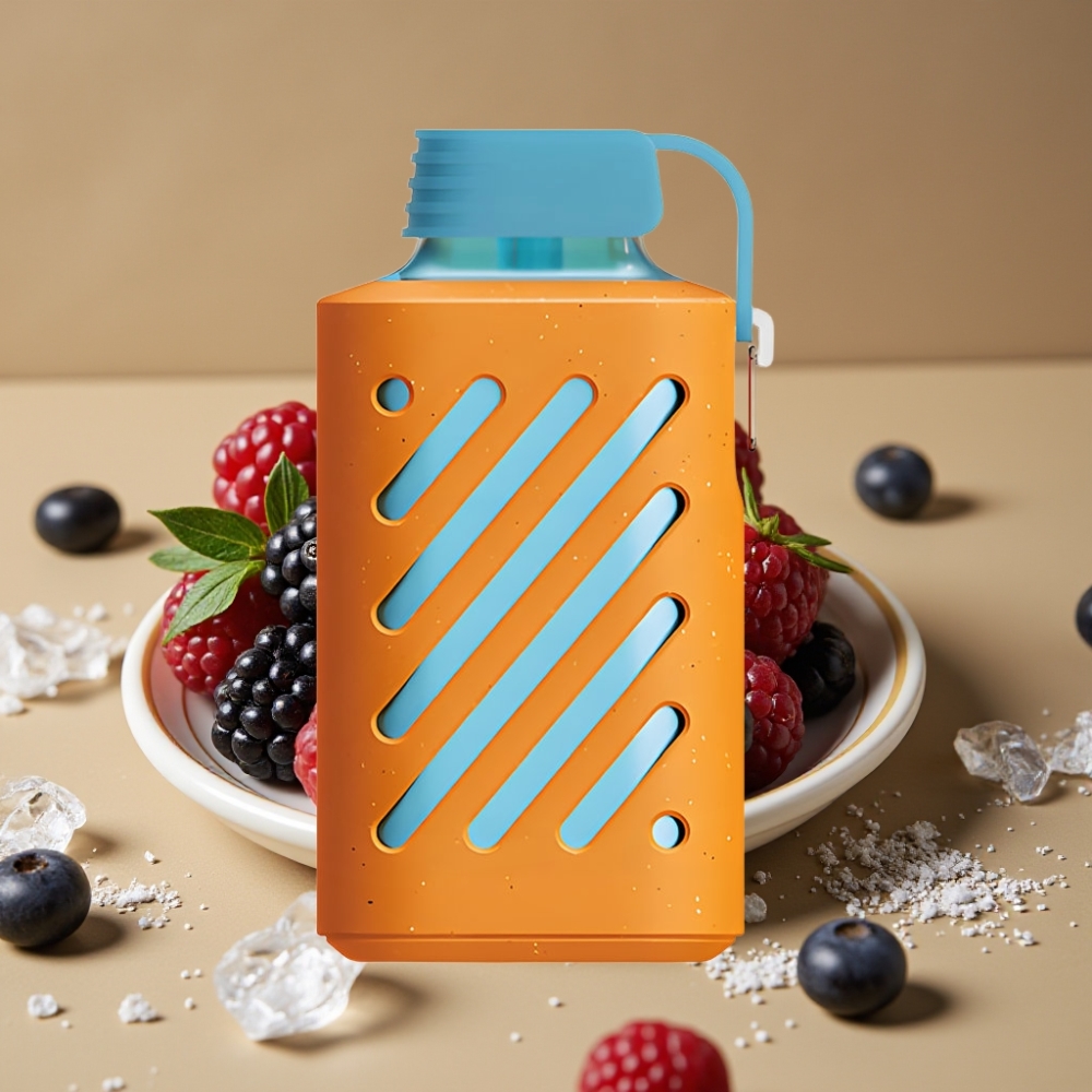 VOZOL GEAR 10000 Descartável com 30 Sabores, 20ml de Líquido e 10000 Tragadas - Amora Gelada