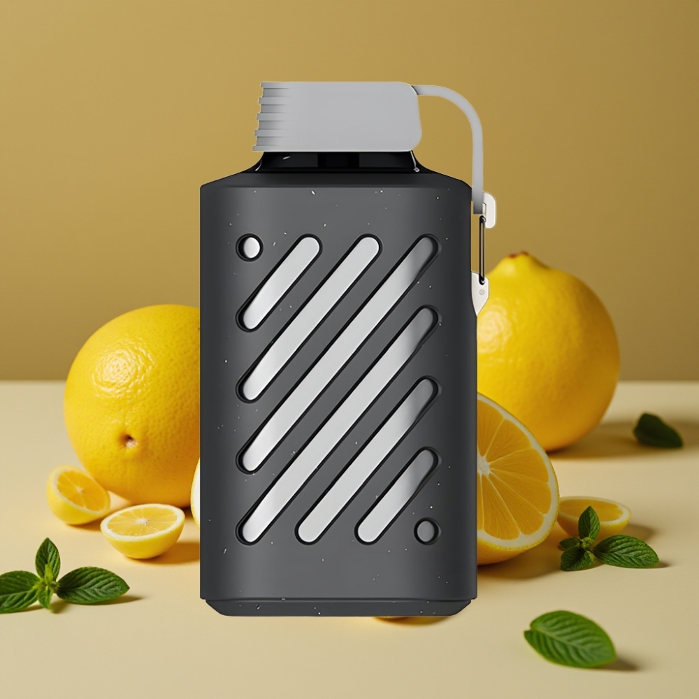 VOZOL GEAR 10000 Descartável com 30 Sabores, 20ml de Líquido e Alça Multifuncional - Limão Hortelã