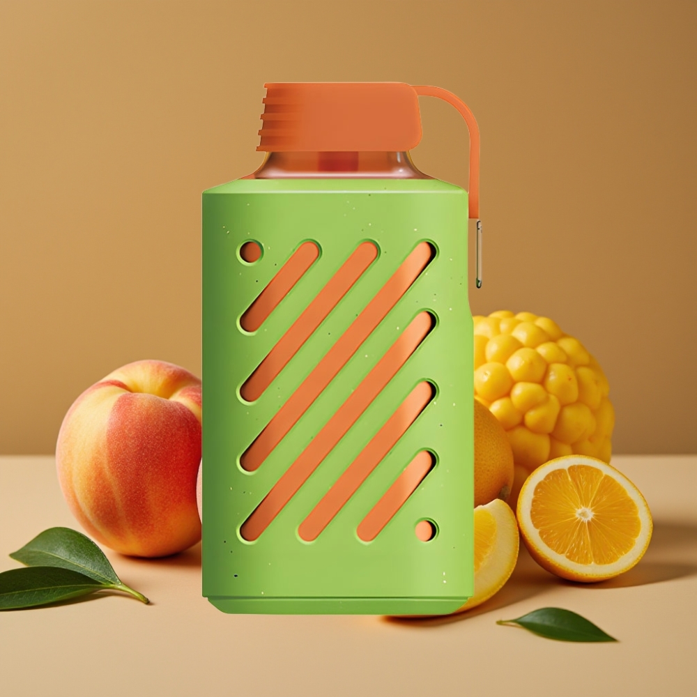 VOZOL GEAR 10000 Descartável com 30 Sabores, Pêssego Manga Melancia, 20ml, 500mAh