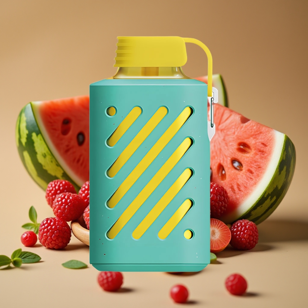 VOZOL GEAR 10000 Disposable Vape Framboesa Melancia - 10000 Puffs, 30 Sabores, Capacidade 20 ml, Bateria 500mAh