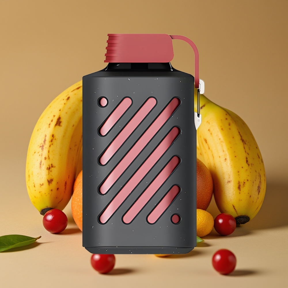 VOZOL GEAR 10000 Disposable Vape Pitaia Banana Cereja - 10000 Baforadas, 30 Sabores, Capacidade 20 ml, Bobina VAMT Mesh