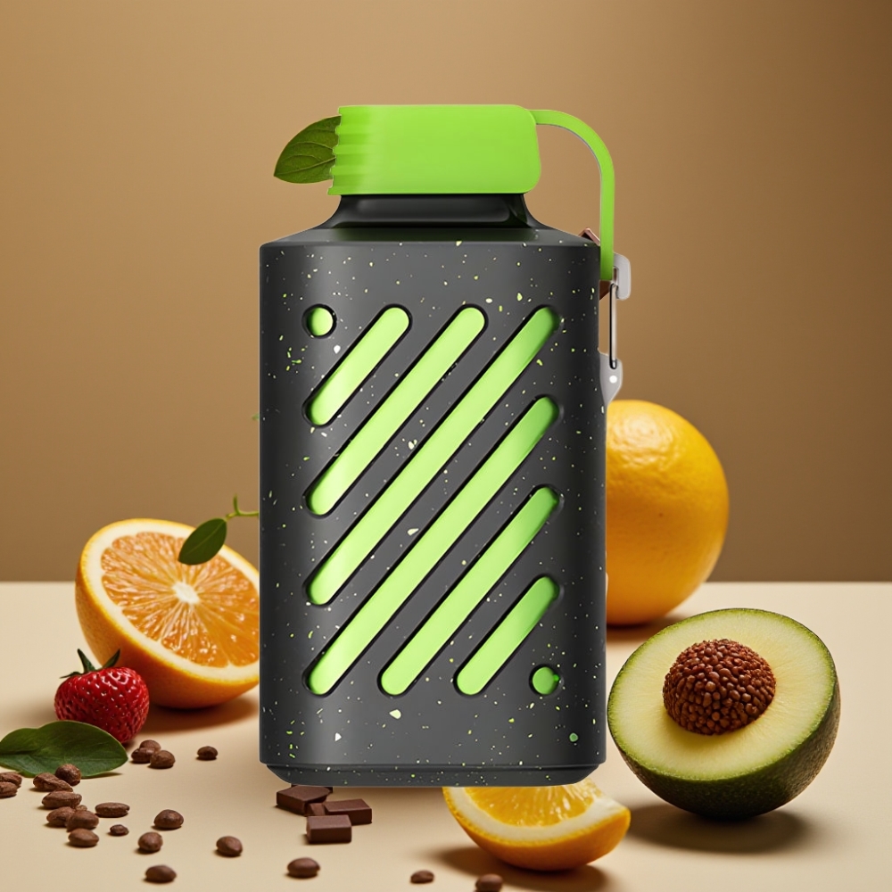 VOZOL GEAR 10000 Vape Descartável com 30 Sabores, Creme de Chocolate Matcha, 20 ml, 10000 Tragadas