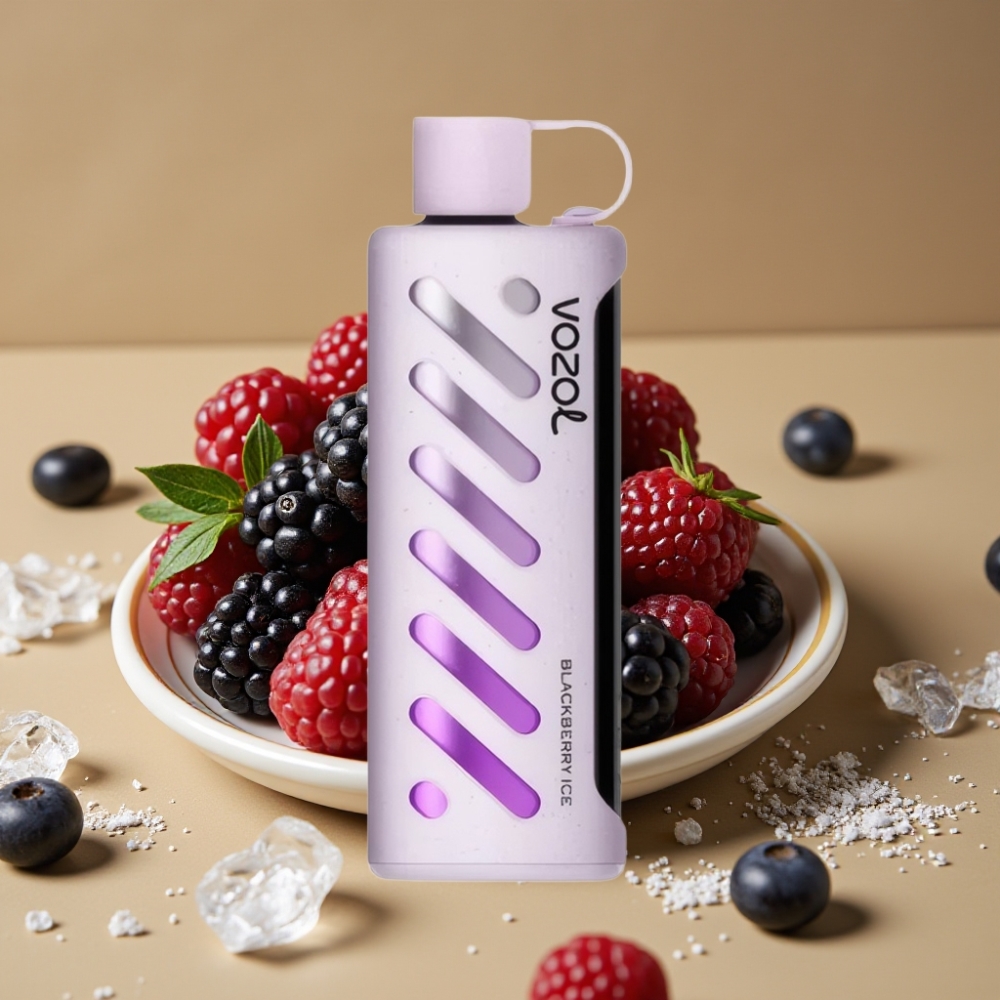 VOZOL Gear Shisha 25000 Puffs – 30 Sabores Deliciosos, S.i.L.C Tech, Bateria 1000mAh, 5mg/ml, Mirtilo Gelo