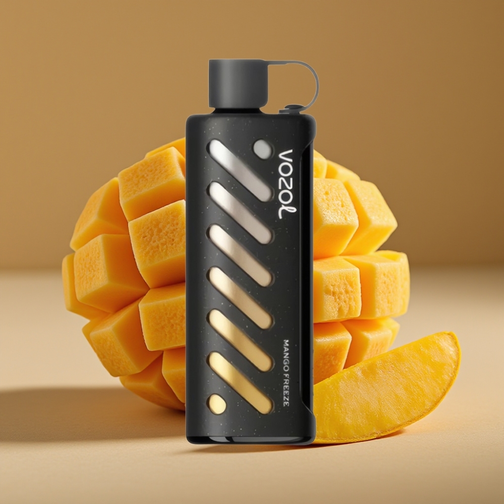 VOZOL Gear Shisha 25000 Puffs Disposável - 30 Sabores, 1000mAh, Dual Mesh, Manga Gelada