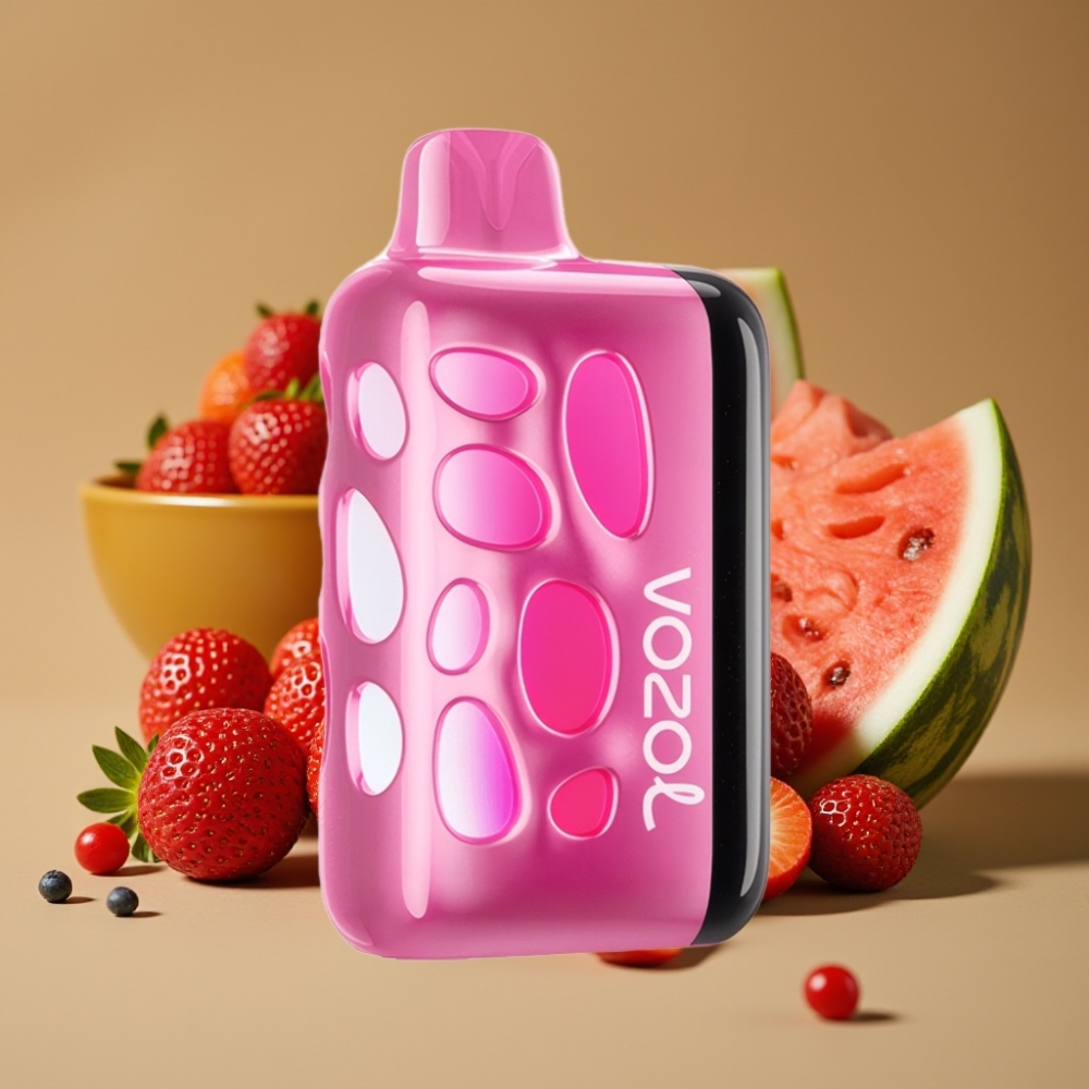 VOZOL RAVE 40000 Disposable Vape - Design Vibrante 270°, Modo Festa, Morango Melancia