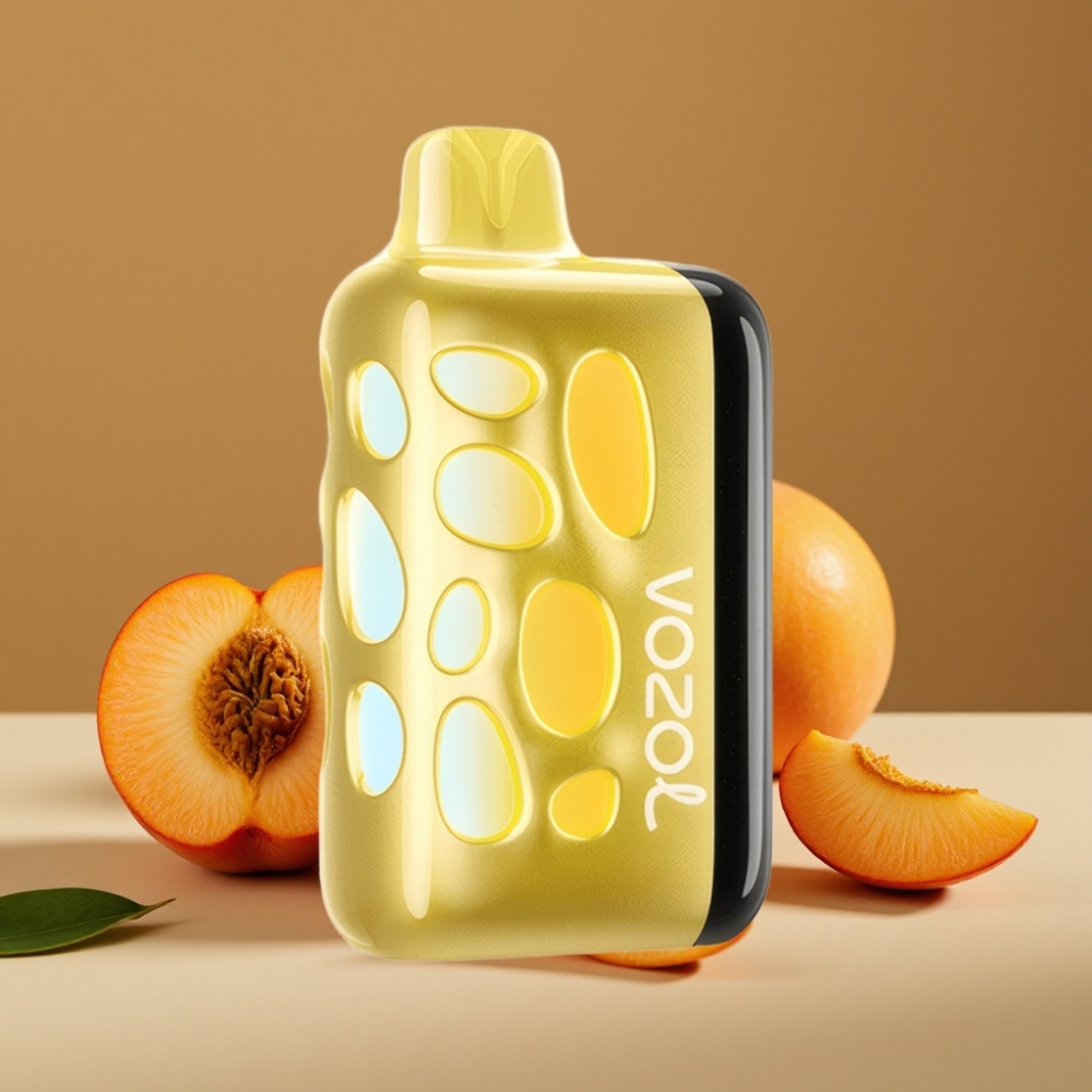 VOZOL RAVE 40000 Disposable Vape Manga Pêssego com Design Vibrante, Carregamento Rápido e Modo Festa
