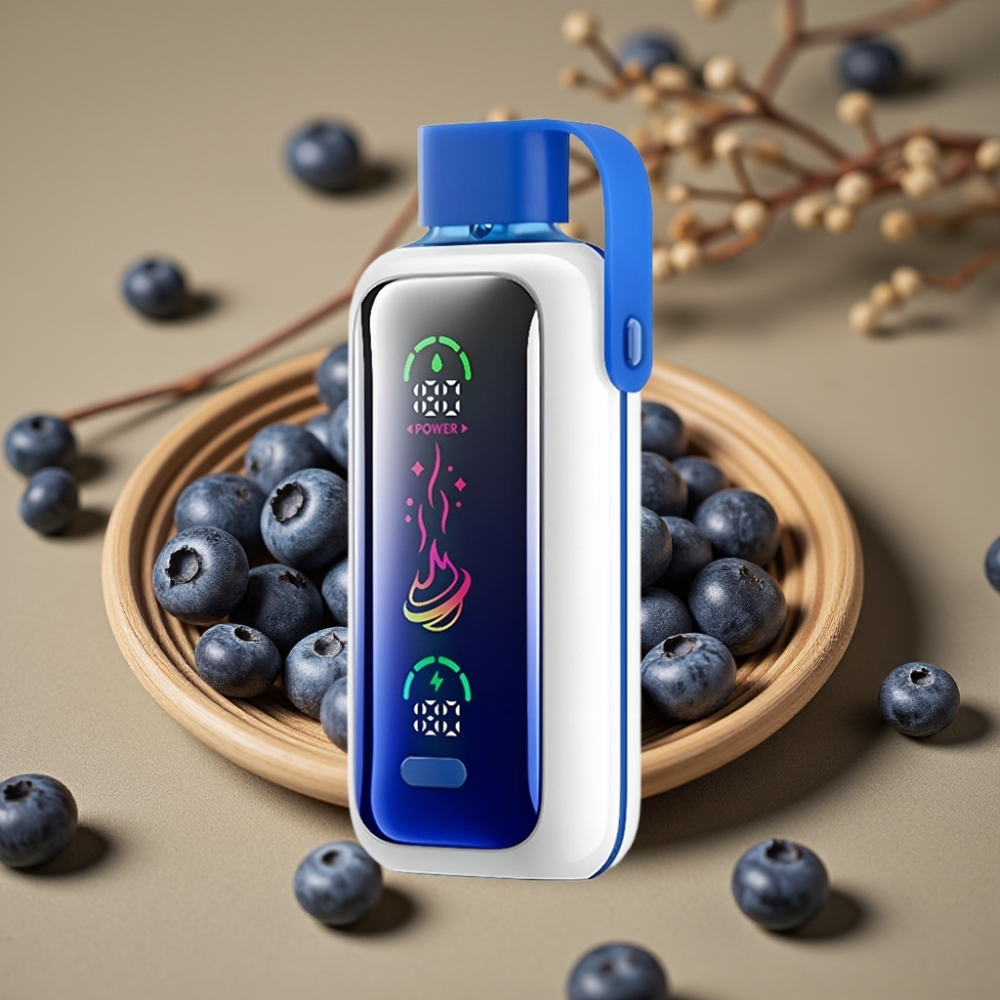 VOZOL Star 20000 Puffs Disposable Vape Tempestade de Mirtilo com Tela HD 2.2" e Bateria 650mAh