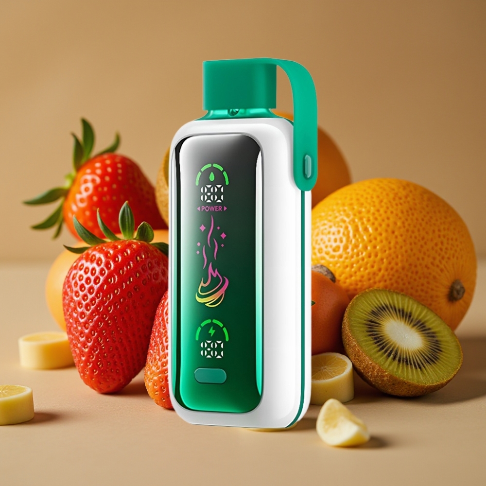 VOZOL Star 20000 Puffs Tela HD 2.2" Duplo Mesh Morango Kiwi