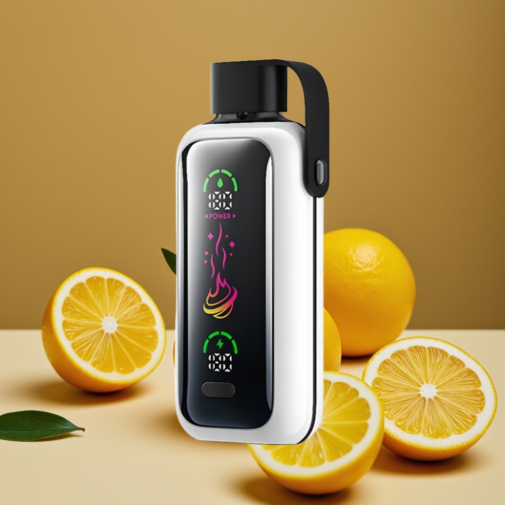 VOZOL Star 20000 Puffs com Tela Espelho HD 2.2", Dual Mesh e Sabor Limão